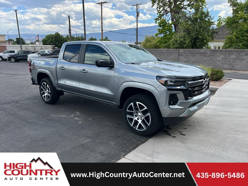 2024 Chevrolet Colorado Z71 in Sterling Gray Metallic — front three-quarter view